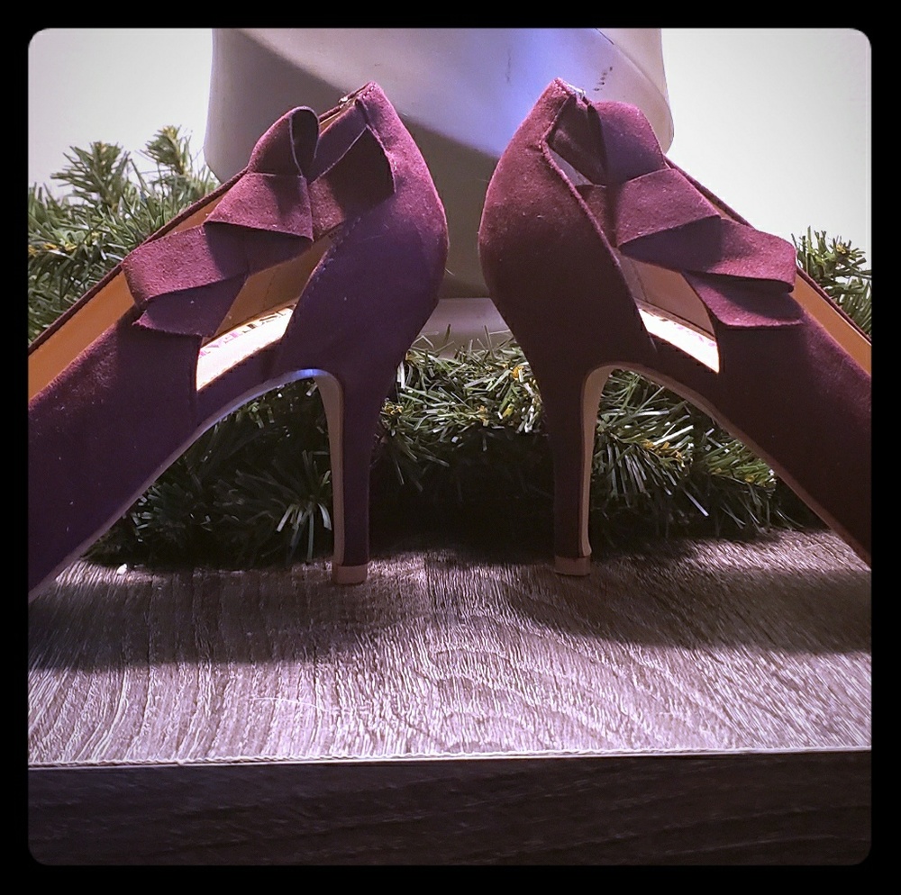 Suede High heels